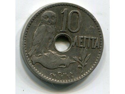 ŘECKO. 10 lepta 1912. KM-63