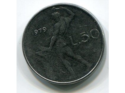 ITÁLIE. 50 lire 1979.