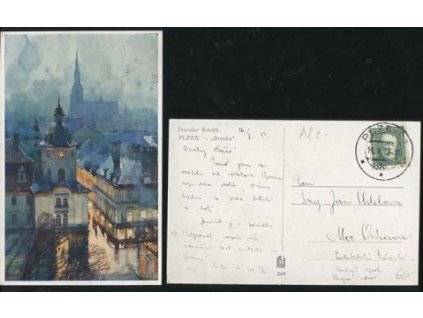 PLZEŇ. Branka. 1933.