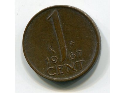 NIZOZEMÍ. 1 cent 1967.
