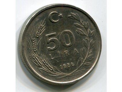 TURECKO. 50 lira 1986.