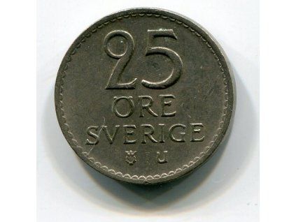 ŠVÉDSKO. 25 öre 1971. KM-836