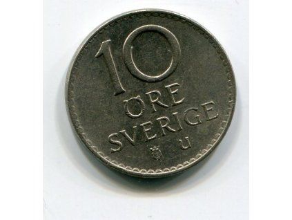 ŠVÉDSKO. 10 öre 1970.