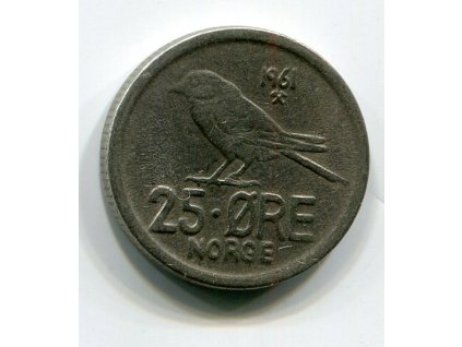 NORSKO. 25 öre 1961. KM-407
