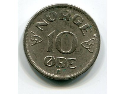 NORSKO. 10 öre 1956. KM-396