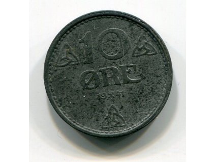 NORSKO. 10 öre 1941. KM-383