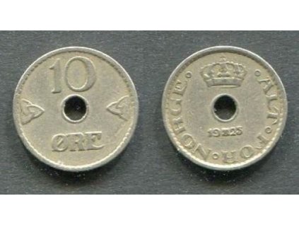 NORSKO. 10 öre 1925. KM-383
