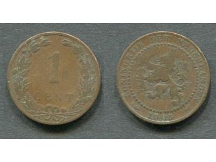 NIZOZEMÍ. 1 cent 1905. KM-132.1