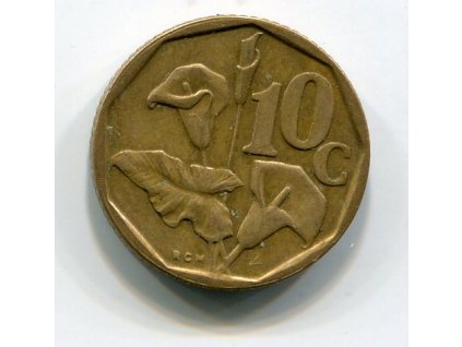 JIHOAFRICKÁ REPUBLIKA. 10 cents 1992. KM-135