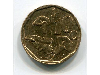 JIHOAFRICKÁ REPUBLIKA. 10 cents 1991. KM-135