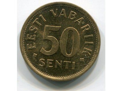 ESTONSKO. 50 senti 1992. KM-24