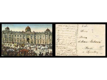 Vídeň. Hrad Hofburg.