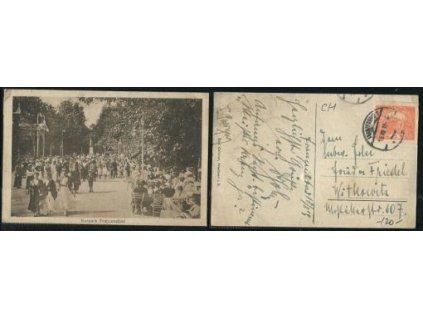 FRANTIŠKOVY LÁZNĚ. Lázeňský park. 1918.