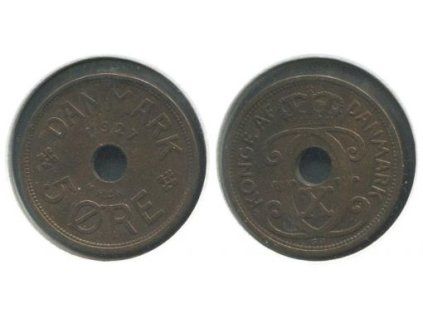 DÁNSKO. 5 öre 1927. KM-828.2