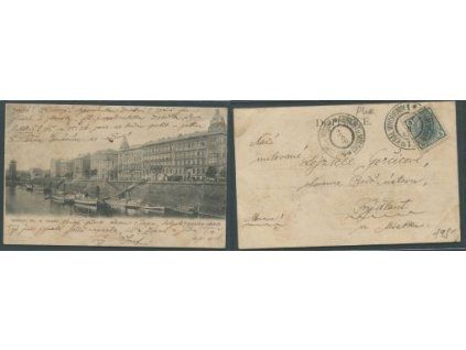 PRAHA. Palackého nábřeží. 1906.