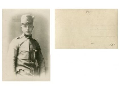 Fotografie vojáka.