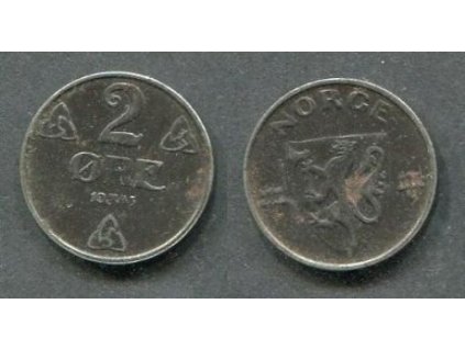NORSKO. 2 öre 1943. KM-394