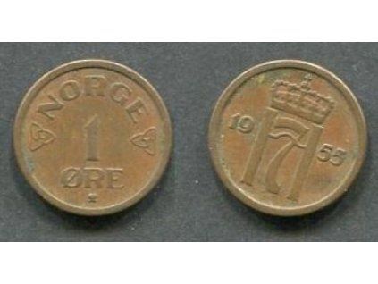 NORSKO. 1 öre 1955. KM-398