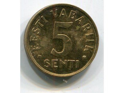 ESTONSKO. 5 senti 1991. KM-21