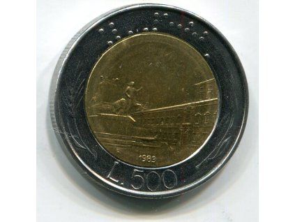 ITÁLIE. 500 lire 1983. KM-111