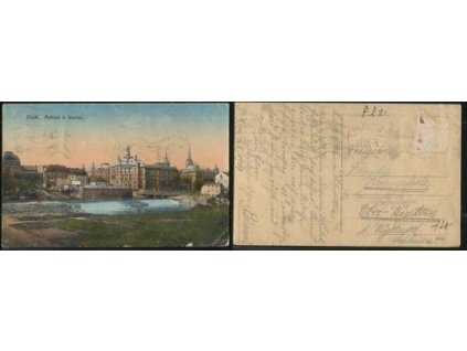 PLZEŇ. Pohled k muzeu. 1922.