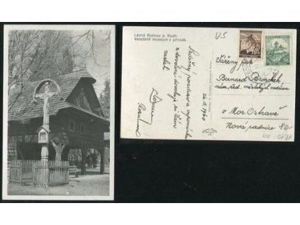 ROŽNOV POD RADHOŠTĚM. Valašské muzeum v přírodě. 1940.