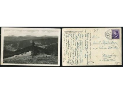 VELKÉ KARLOVICE. Javorník. 1944.