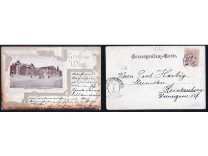 Wien. Parlamentsgebäude. 1899.