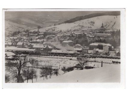 VSETÍN. Pohled s Bečevné. 1943.