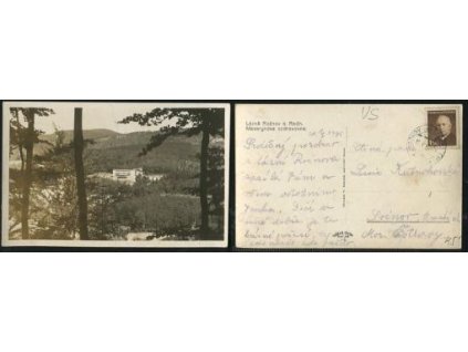 ROŽNOV POD RADHOŠTĚM. Masarykova ozdravovna. 1948.