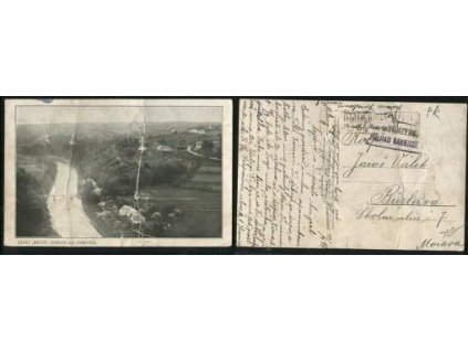 CVRČOV. Údolí Bečvy. 1916.