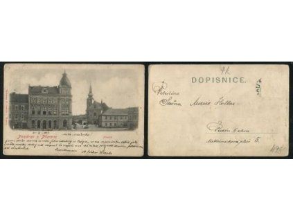 PŘEROV. Náměstí. 1905.