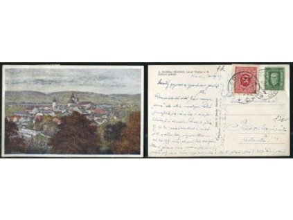 TEPLICE NAD BEČVOU. Hranice. A. Hrdlička. Celkový pohled. 1929.