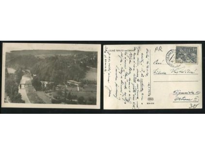 TEPLICE NAD BEČVOU. Lázně. 1953.