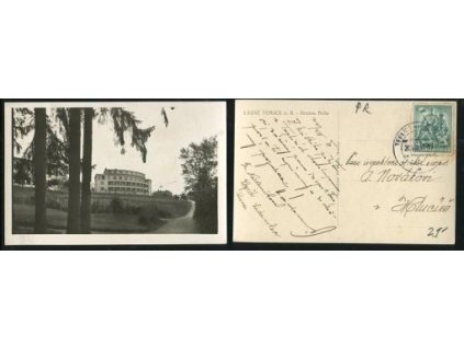 TEPLICE NAD BEČVOU. Lázně. Pension Praha. 1937