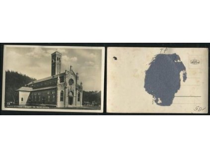 DUBÍ. Kostel. Kurort Eichwald i. Erzgeb. St. Marien-Kirche.