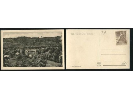 DUBÍ. Krušné hory. Sanatorium.