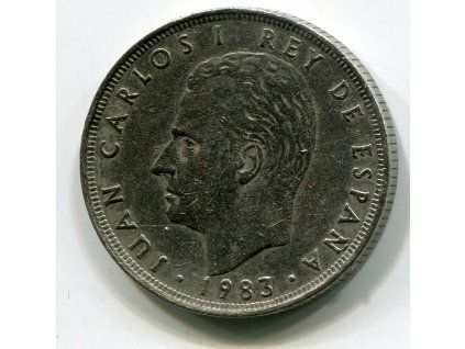 ŠPANĚLSKO. 25 Pesetas 1983. KM-824