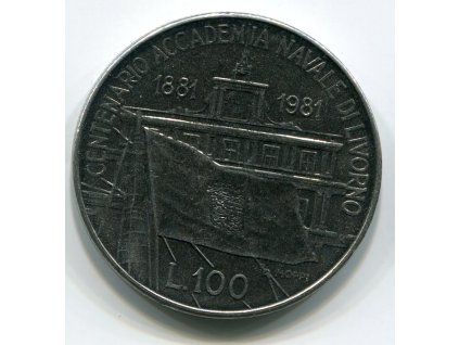 ITÁLIE. 100 lire 1981.