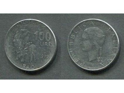 ITÁLIE. 100 lire 1979. KM-106