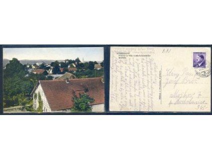 Soběhrdy. Pohled z věže českobratrského kostela.