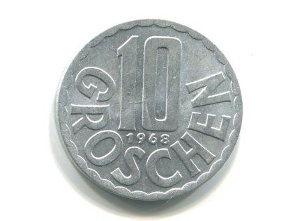 RAKOUSKO. 10 Groschen 1968.