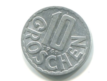 RAKOUSKO. 10 Groschen 1961.