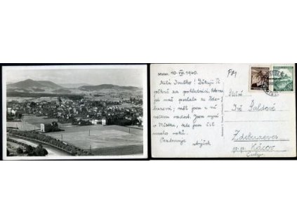 MÍSTEK. Celkový pohled. 1940.