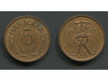 DÁNSKO. 5 öre 1965. KM-848.1