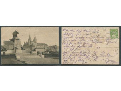 PRAHA. Pomník Palackého. 1922.