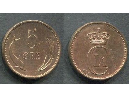 DÁNSKO. 5 öre 1899.