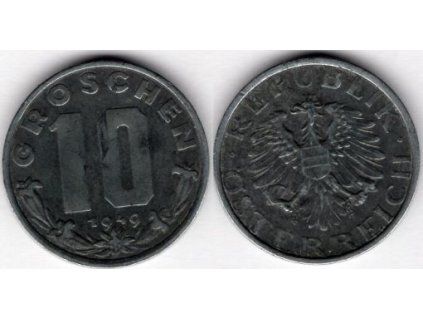 RAKOUSKO. 10 Groschen 1949.