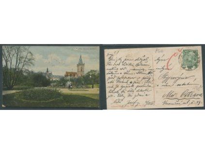 PRAHA. Karlovo náměstí. 1908.