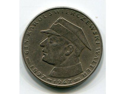 POLSKO. 10 złotych 1967. Gen. Świerczewski.